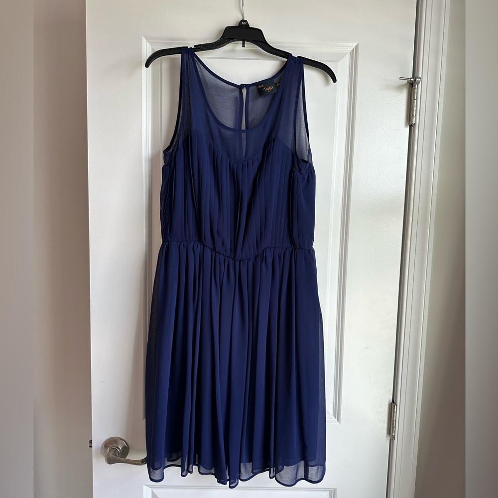Navy Cocktail Dress - Size 10